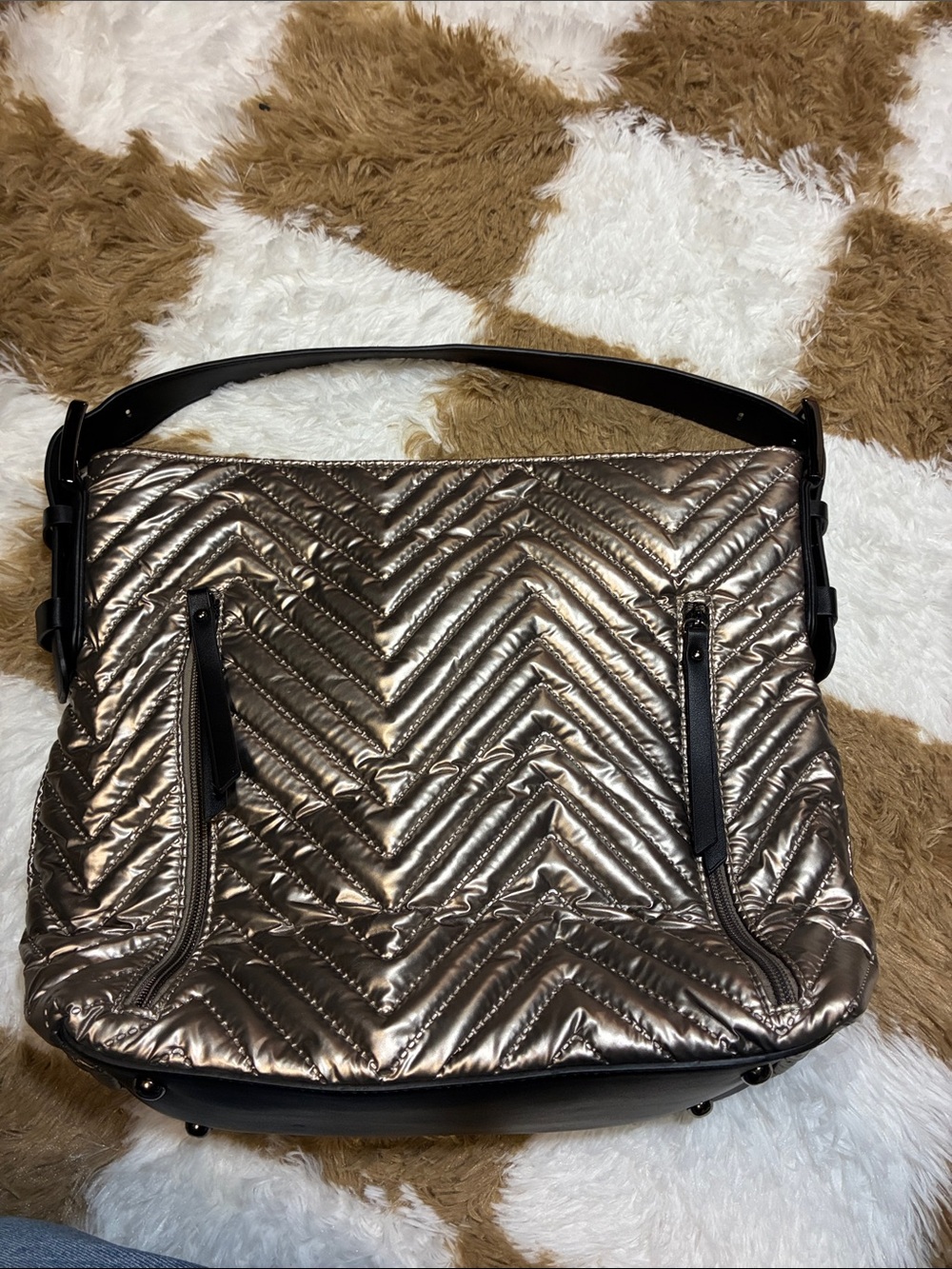 Alexa Puffer Hobo 2-1 bag